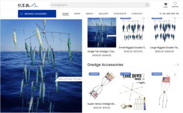OTS Lures webiste - online store. Web development and photography. Finished April 2023.