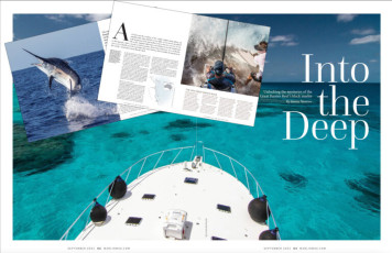 Photography to accompany Jimmy Morrow's article on the GBR giant black marlin fishery.