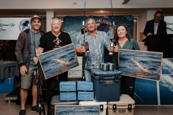 Champion Boat trophies - canvas float frame prints for Townsville Billfish Challenge 2023.